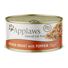 Консерви для котів Applaws Chicken Breast with Pumpkin in Broth з куркою і гарбузом, 156 г