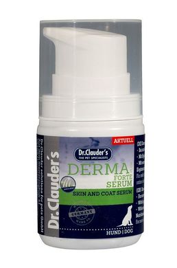 Cироп для кожи и шерсти собак Dr.Clauder's Hair & Skin Derma Plus Forte при аллергиях, 50 мл, Сироп
