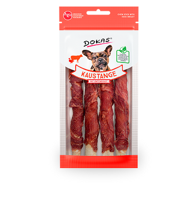Лакомство для собак Dokas - Жевательная палочка Dokas с утиной грудкой, говядина, утка, 50 г