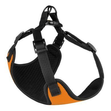 Шлея для cобак дрібних порід BronzeDog Sport Неопрен 3D Сітка, Помаранчевий, X-Small