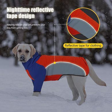 Зимова куртка для собак Wan Talk Fleece Turtleneck Dog Vest, 65-70 см, 90 см, 68 см, 3XL