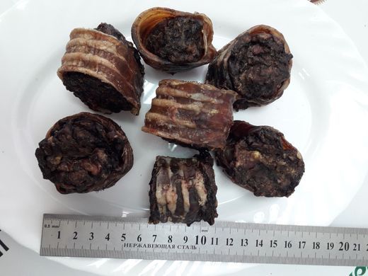 Медальйони для собак з трахеї з яловичим фаршем, яловичина, 100 г