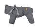Светоотражающий дождевик-комбинезон для собак Derby R61 Grey Reflective, 21 см, 41 см, 27 см, S
