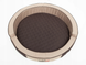 Кругле ліжко для собак Hobbydog Ringo Beige, 98х98х18 см