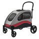 Коляска для домашніх тварин (до 60 кг) Bestopet (Люпосанчик) BS-RL-10 Grey-Red