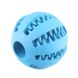 Інтерактивний м'яч для собак Dog Treat Toy Ball, Блакитний, Small