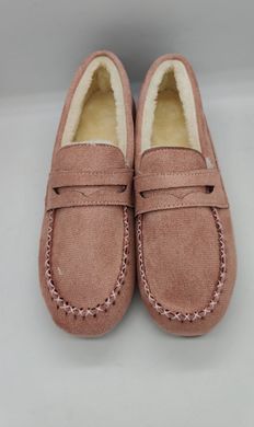 Повсякденні теплі мокасини Light Purple, 38, 23,5 см