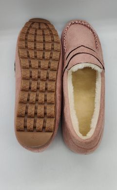 Повсякденні теплі мокасини Light Purple, 38, 23,5 см
