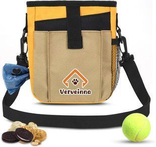 Сумка для выгула и тренировок собак Verveinna Dog Treat Training Pouch Yellow sand