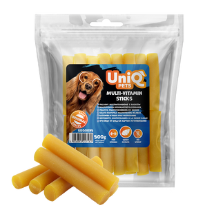 Лакомство для собак UniQ PETS VEGGIE & SEA Мультивитаминные стики, 500 г