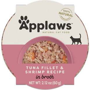 Консерви для котів Applaws Tuna Fillet with Prawn (тунець з креветками), 60 г