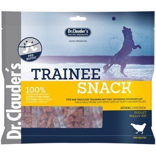 Лакомство для собак Dr.Clauder's Trainee Snack Chicken с курицей, курица, 500 г