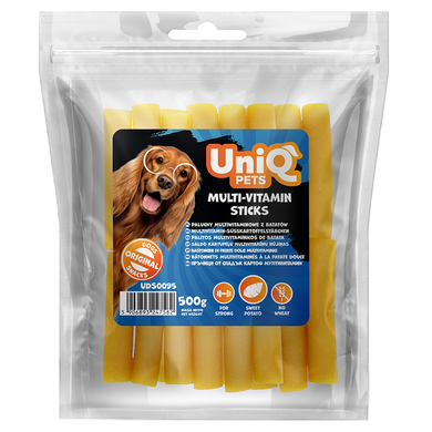Лакомство для собак UniQ PETS VEGGIE & SEA Мультивитаминные стики, 500 г