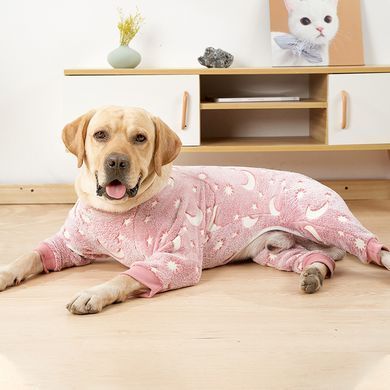 Утеплена піжама для собак Wan Talk Pet Onesie PJs Slim Fit, Pink, 37 см, 56 см, 32 см, XS