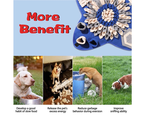 Килимок для нюхання для собак Derby Pet Shuffle Mat blue