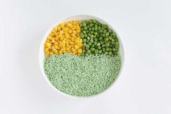 Біорозкладний наповнювач для котячих туалетів UNIQ PETS CAT LITTER TOFU green tea, 5 кг