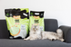 Біорозкладний наповнювач для котячих туалетів UNIQ PETS CAT LITTER TOFU green tea, 5 кг
