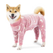 Утеплена піжама для собак Wan Talk Pet Onesie PJs Slim Fit, Pink, 37 см, 56 см, 32 см, XS
