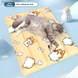 Охолоджуючий килимок для собак та кішок GEL Material Summer Pet Cooling Mat, Corgi Beige, 60х90 см
