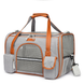 Сумка для переноски собак и котов Voyager Pet LVGB2305 (серый с оранжевым), 25х43х28 см