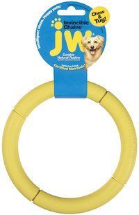 Игрушка для собаки JW Pet Company Invincible Chains LS, Жёлтый, Large