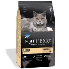 Cухой суперпремиум корм Equilibrio Cat Adult Light для взрослых котов склонных к полноте 500 г