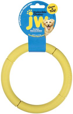 Игрушка для собаки JW Pet Company Invincible Chains LS, Жёлтый, Large