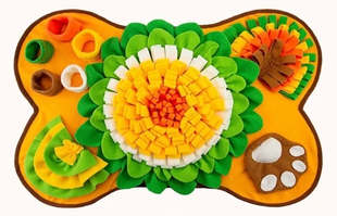Коврик для нюханья для собак Derby Pet Shuffle Mat yellow