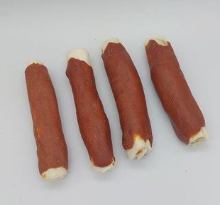 Мясо кролика в говяжьей коже, говядина, кролик, 100 г, 1 шт., 12-16 см