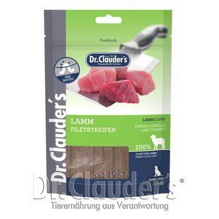 Лакомства для собак Dr.Clauder&acute;s Lamb Filet Strips с ягненком, ягненок, 80 г