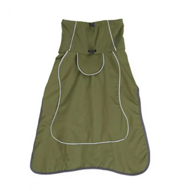 Куртка-дощовик для собак Derby Army Green, 40 cм, 47-60 см, XS
