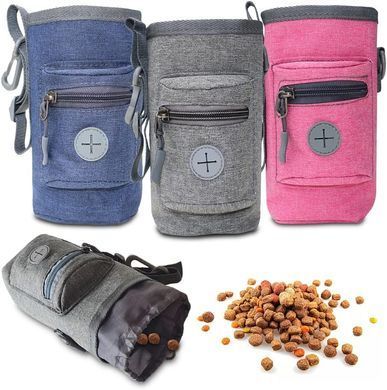 Сумка для вигулу і тренувань собак Pilarmuture Dog Training Treat Pouch Blue