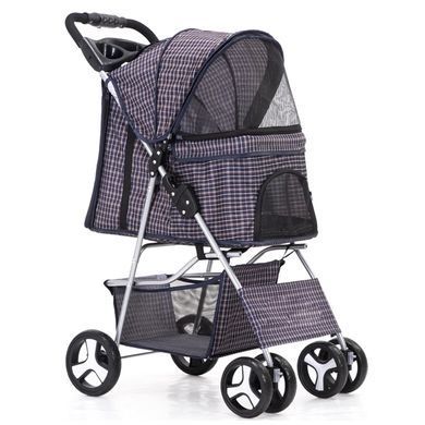 Коляска для кошек и собак Bestopet (Люпосанчик) BS-RL-17 Plaid
