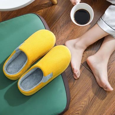 Жіночі домашні капці All-One Home CZ-05, Yellow, 36/37, 22 см