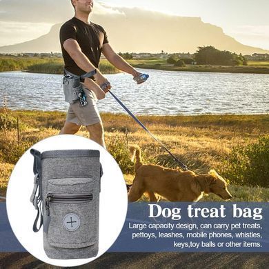 Сумка для вигулу і тренувань собак Pilarmuture Dog Training Treat Pouch Blue