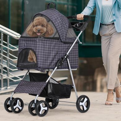 Коляска для кошек и собак Bestopet (Люпосанчик) BS-RL-17 Plaid