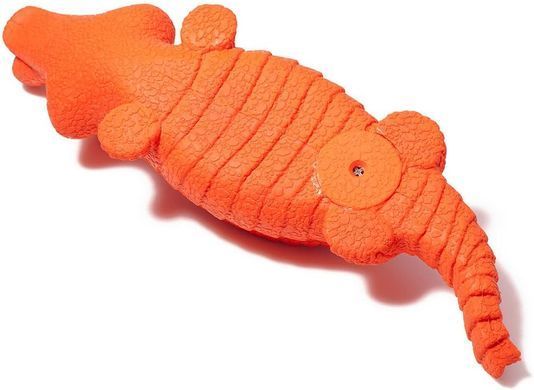Игрушка для жевания Derby Alligator с пищалкой, Оранжевый, Medium/Large
