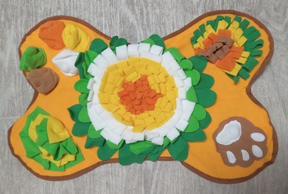 Килимок для нюхання для собак Derby Pet Shuffle Mat yellow