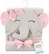 Хлопковое полотенце с капюшоном Hudson Baby Pretty Elephant