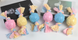 Жевательная игрушка для собак Derby Candy ball with bones and cotton rope, Голубой