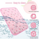 Летняя охлаждающая подстилка Derby Ice Silk Summer Pet Cooling Mat Strawberry, 70х100 см