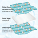 Охлаждающий коврик для собак и кошек GEL Material Summer Pet Cooling Mat, Corgi Blue, 60х90 см