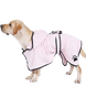 Рушник/халат для собак Derby з мікрофібри з капюшоном і поясом, Pink, S