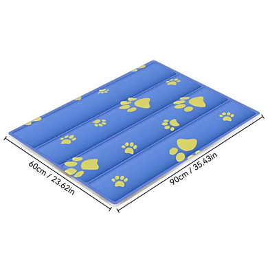 Охлаждающий коврик для собак и кошек GEL Material Summer Pet Cooling Mat, Ukrainian paws, 45х60 см