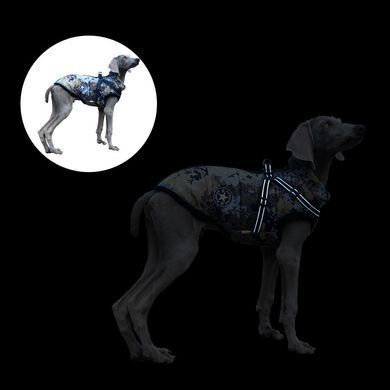 Светоотражающая зимняя куртка для собак V.PET.B.R D58 camo, 32 см, 36 см, 26,5 см, S