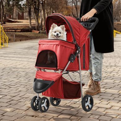 Коляска для кошек и собак Bestopet (Люпосанчик) BS-RL-16 Red