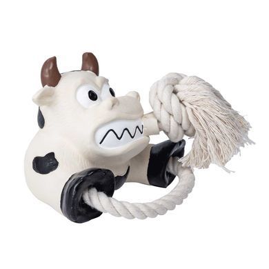Игрушка для собак Quapas! Dog Toy Fun Cow with rope