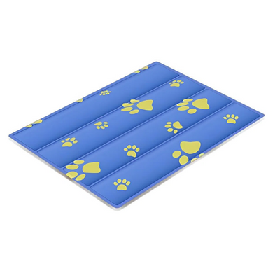 Охлаждающий коврик для собак и кошек GEL Material Summer Pet Cooling Mat, Ukrainian paws, 45х60 см