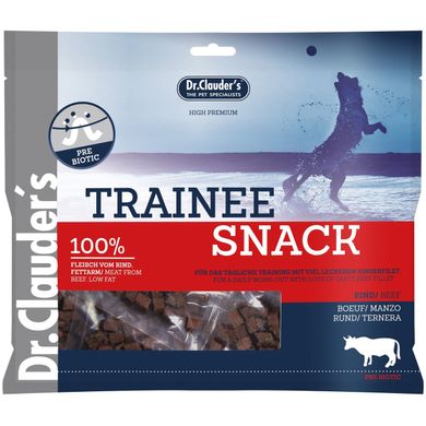 Лакомство для собак Dr.Clauder's Trainee Snack Beef с говядиной, говядина, 500 г
