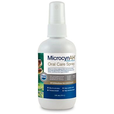 Спрей для догляду за ротовою порожниною всіх видів тварин Microcyn Oral Care Spray, 100 мл